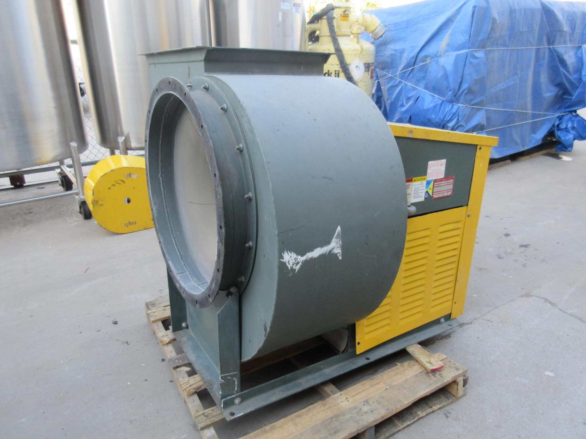 NYB New York Blower 25 Diam x 91/2 W inch Pressure Blower Fan 5 HP